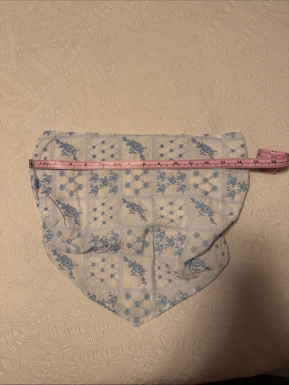 Reformation Dillon Blue and White Top - Picture 9 of 10